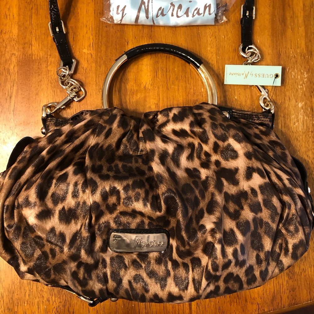 GUESS by MARCIANO NWT leopard Handbag